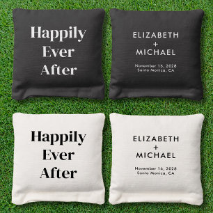 Wedding Happily Ever After Cornhole Bags