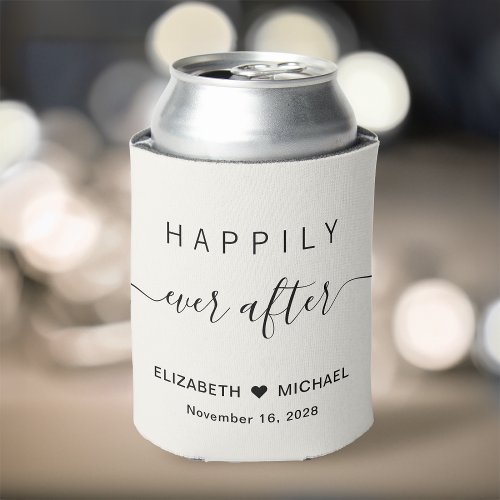 Wedding Happily Ever After Cream Can Cooler