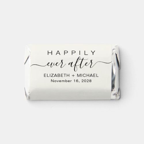 Wedding Happily Ever After Cream Hersheys Miniatures