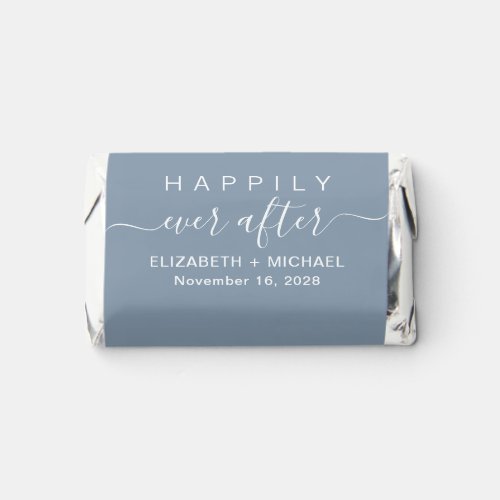 Wedding Happily Ever After Dusty Blue Hersheys Miniatures
