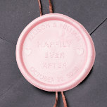Wedding Happily Ever After Monogram Wax Seal Stamp<br><div class="desc">Celebrate love,  joy,  and the promise of forever with this wax seal stamp kit that features "Happily Ever After, " your first names and wedding date and two hearts. Elevate your entire wedding stationery ensemble - from invitations to save the date announcements,  menu cards and thank you notes.</div>