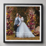 Wedding Happily Ever After Photo Template Custom Peel And Stick Photo Tile