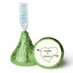 Wedding Heart With Arrow Hershey Kiss Candy Favors