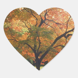 Wedding Hearts Autumn Wedding Fall Wedding Autumn Heart Sticker