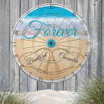 Wedding Hearts in Sand Forever reception Games  Dart Board<br><div class="desc">Wedding Hearts in Sand Forever reception Games Dart Board</div>