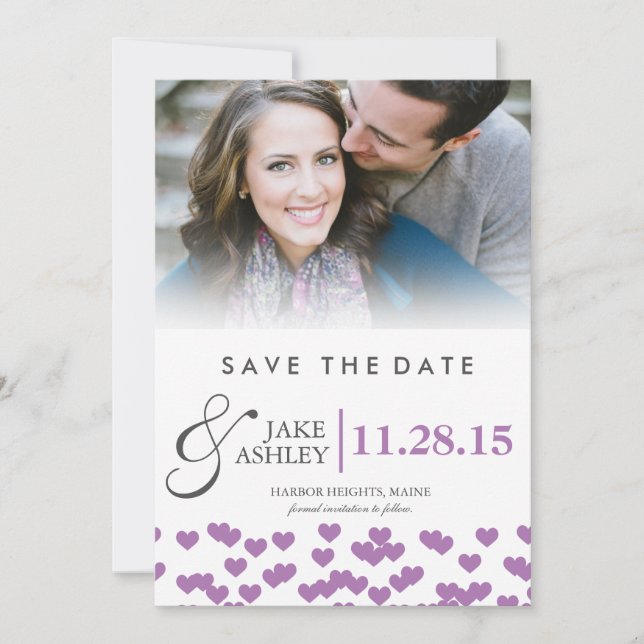 Wedding Hearts | Save the Dates Date (Front)