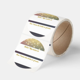 Wedding Hello Name Tag How I Know