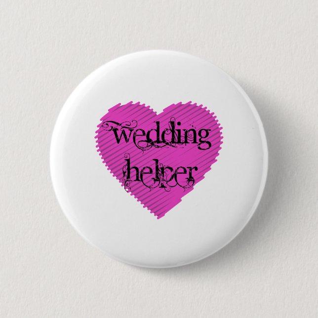 Wedding Helper Button (Front)