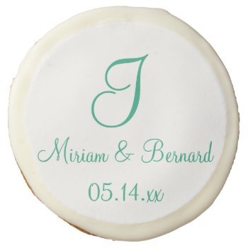 Wedding High End Color Complementing Sugar Cookie by Kullaz at Zazzle