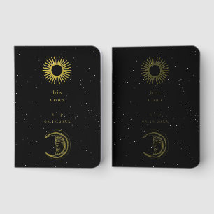 Wedding His Her Vow Celestial Bride Groom Speech Foil Vow Books