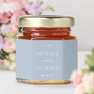 Wedding Honey Jar Favor – To Have and To Hold Favors