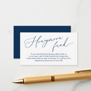 Wedding Honeymoon Fund, Gifts in Cash Wishing Well Enclosure Card