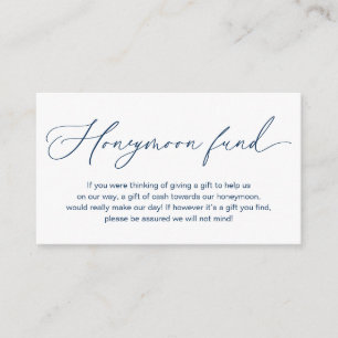 Wedding Honeymoon Fund, Gifts in Cash Wishing Well Enclosure Card