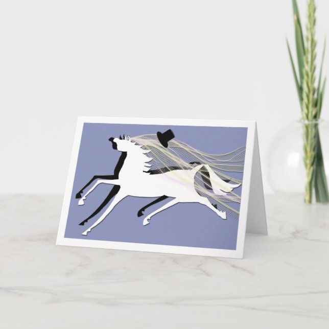 Wedding  Horses Card (Front)