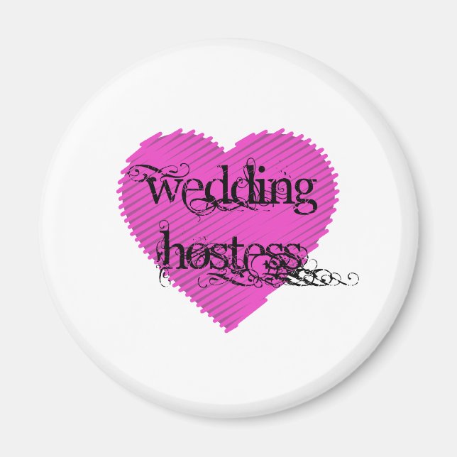 Wedding Hostess Magnet (Front)