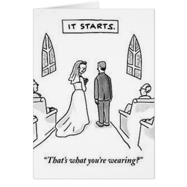 Wedding Humor Cards (Front)