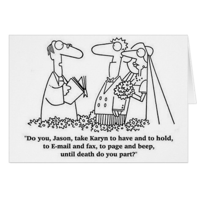 Wedding Humor Cards (Front Horizontal)