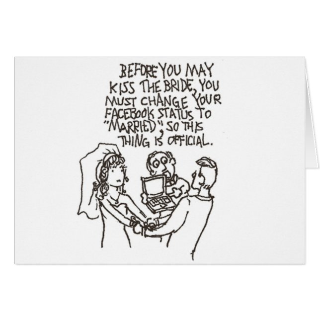 Wedding Humor Cards (Front Horizontal)