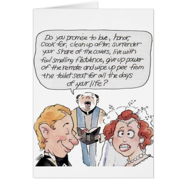 Wedding Humor Cards (Front)