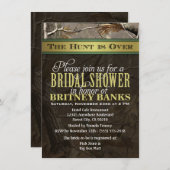 Wedding Hunting Camo Bridal Shower Invitations (Front/Back)