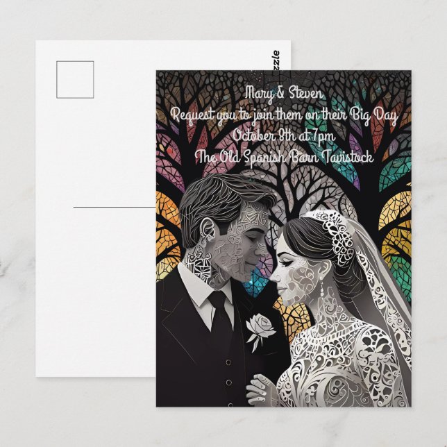 Wedding ideas and Gifts Postcard (Front/Back)