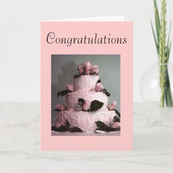 Wedding Image  Congratulations Card by sharpcreations at Zazzle