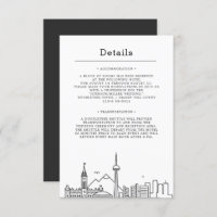 Wedding in Canada | Guest Details Invitation