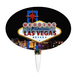 Wedding In Fabulous Las Vegas Cake Pick