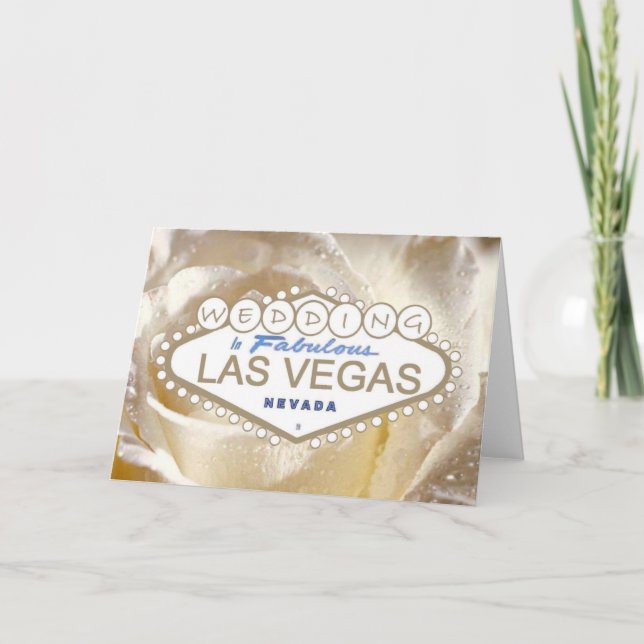 WEDDING IN FABULOUS LAS VEGAS CARD (Front)