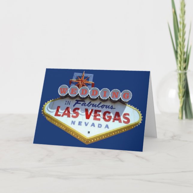WEDDING In Fabulous Las Vegas Cards (Front)