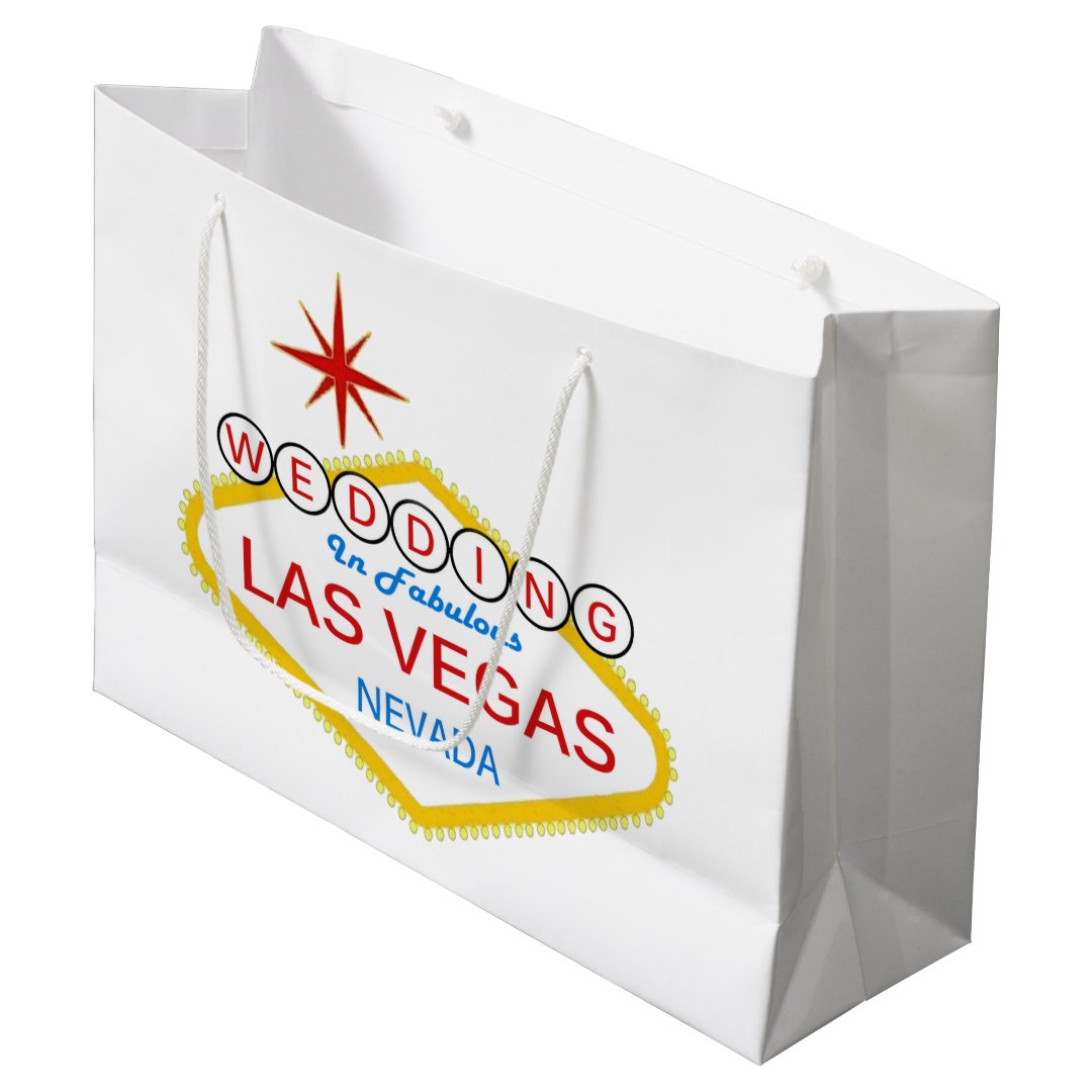 WEDDING IN FABULOUS LAS VEGAS GIFT BAGS Zazzle