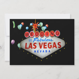 Wedding in Fabulous Las Vegas Invitations