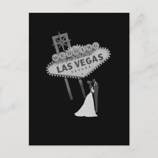 WEDDING In Fabulous Las Vegas Postcard (Front)