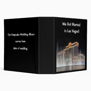 Wedding in Las Vega Album! 3 Ring Binder