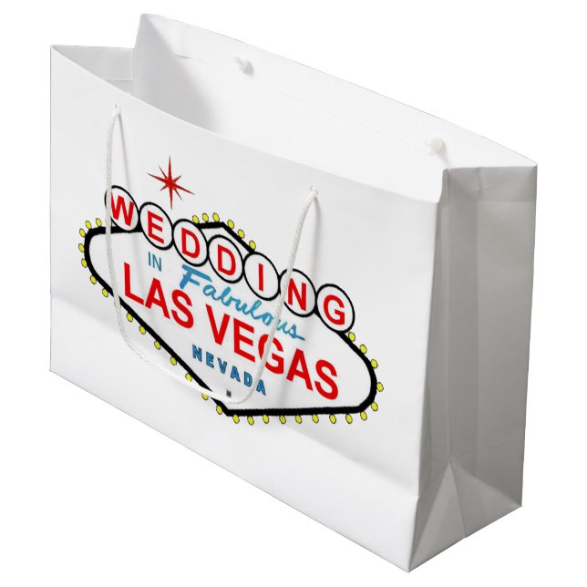 WEDDING IN LAS VEGAS GIFT BAG (Front Angled)