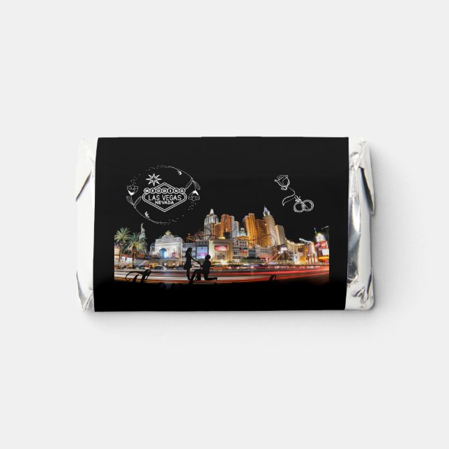 Wedding in Las Vegas Mini Chocolates Hershey's Miniatures (Front)