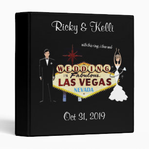 WEDDING in Las Vegas Personalized Binder