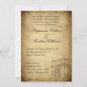 Wedding in Rome Invitation