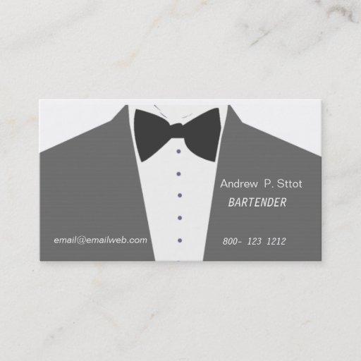 Customizable Stylish  Trendy Mens Ware Business Card Template
