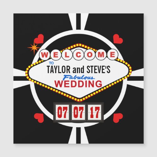 Wedding in Vegas Casino Favor Poker Chip