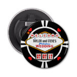 Wedding In Vegas Casino Favor Poker Chip Bottle Opener at Zazzle