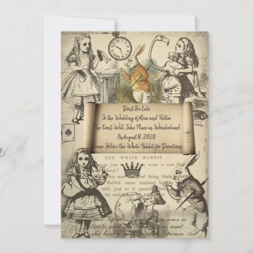 Wedding in Wonderland Invitation