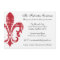 Wedding Information Card | New Orleans | Red