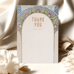 Wedding Insert Thank You Vintage Art Nouveau Invit Invitation