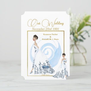 Wedding Inv. 5 White(The Dress) RFPMDesigns ©️2024 Invitation