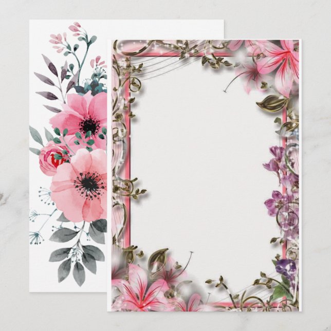 wedding invetation cards (Front/Back)