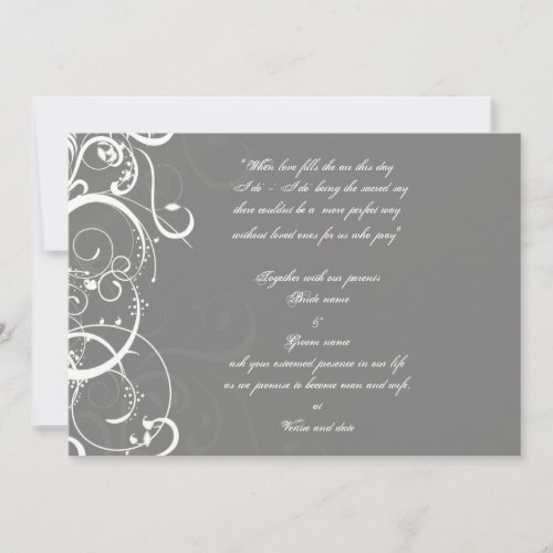 Wedding invitation