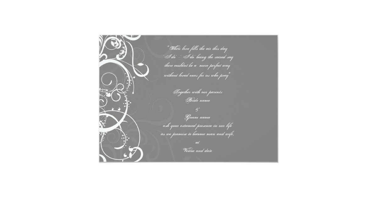 Wedding invitation