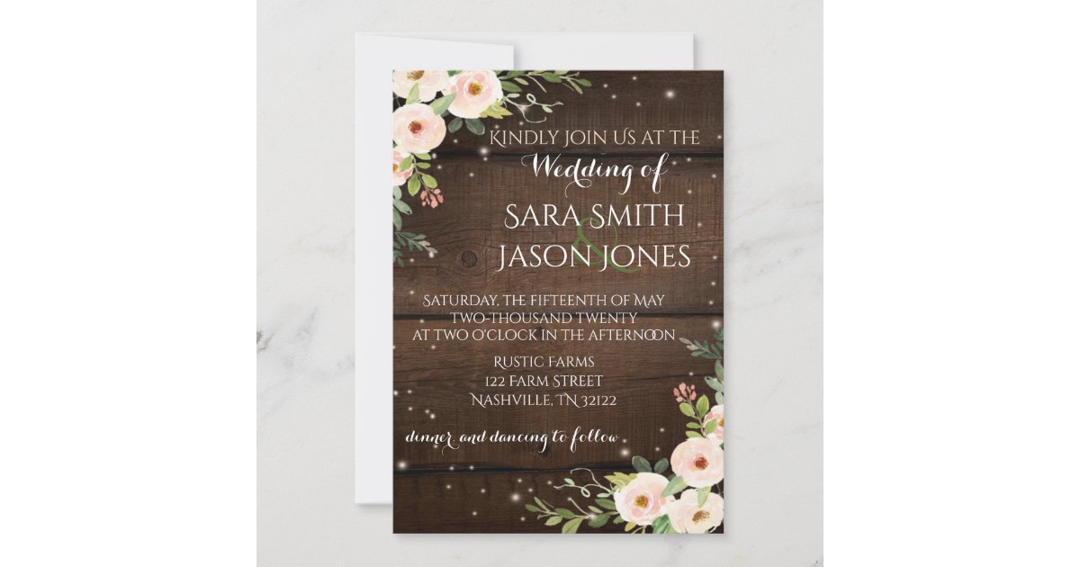 wedding invitation | Zazzle