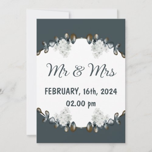 Wedding invitation